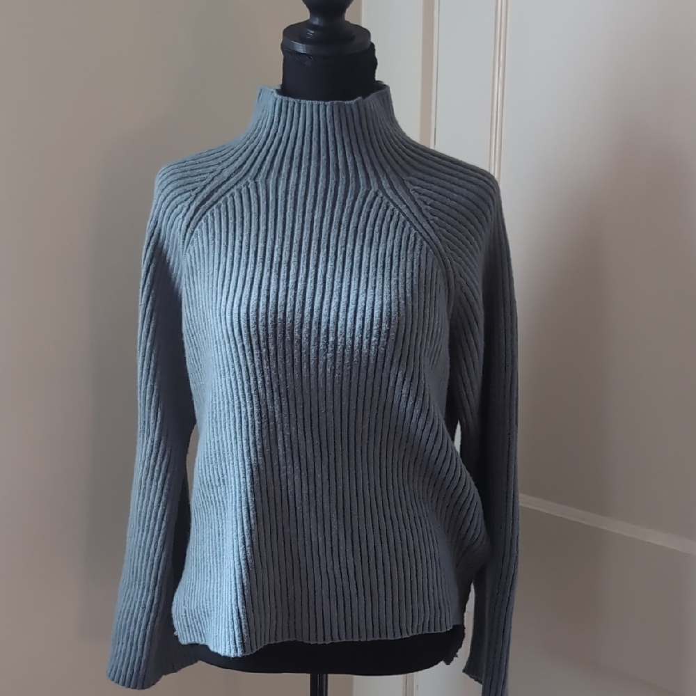 Turtleneck Ribbed Sweater